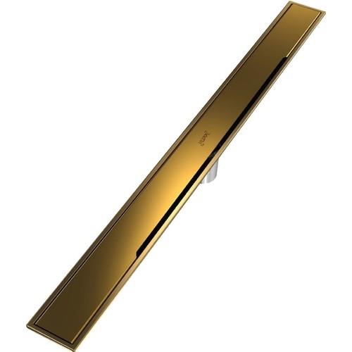 47H00210000PA014-Hüppe Galata A Duş Kanalı - Yandan Çıkışlı 60 cm - Parlak Altın