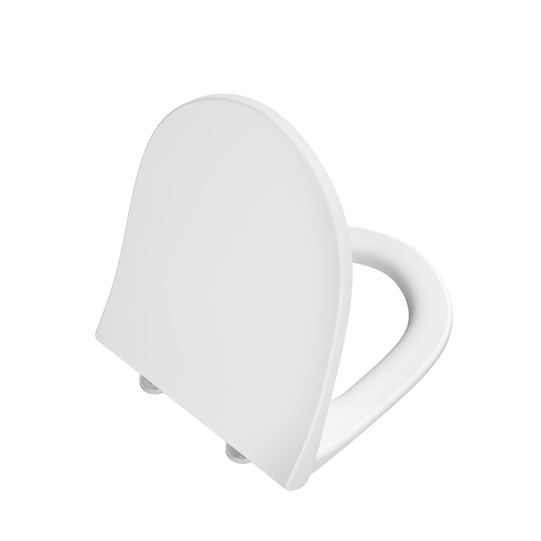 130-401R009 - Vitra Sento Slim Etekli Soft Klozet  Kapağı - DP-Mat Beyaz