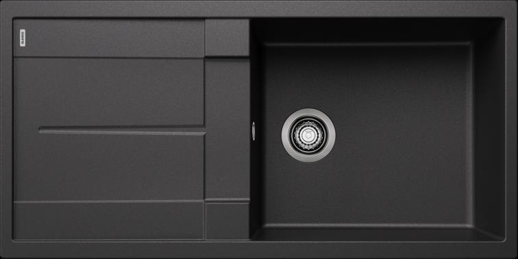 515286-Blanco Silgranit Eviye Metra Xl 6 S - Anthracite