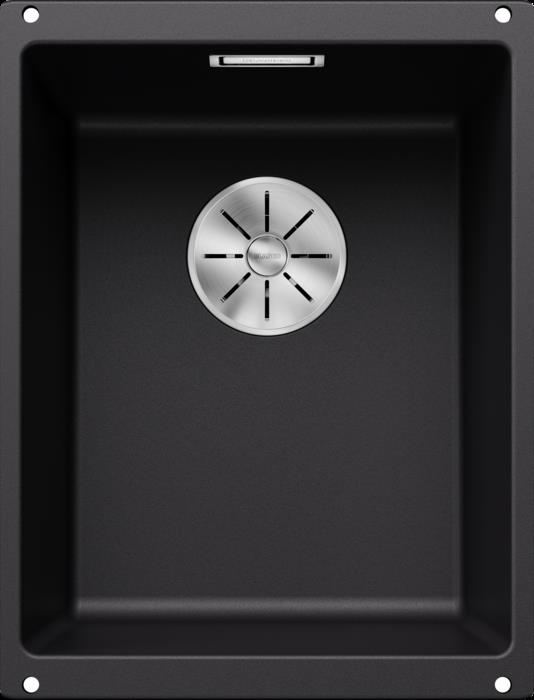 525983-Blanco Silgranit Eviye Subline 320 - U - Siyah