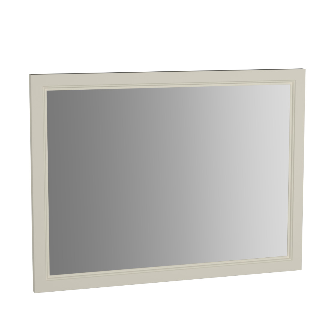 62221-Vitra Valarte Düz Ayna 100cm Mat Fildişi