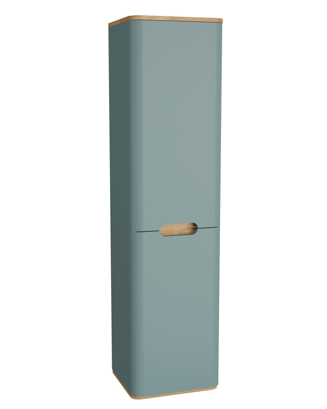 65894-Vitra Sento Boy Dolap - 40 cm  Ayaksız Sol -  Mat Fiyord Yeşil