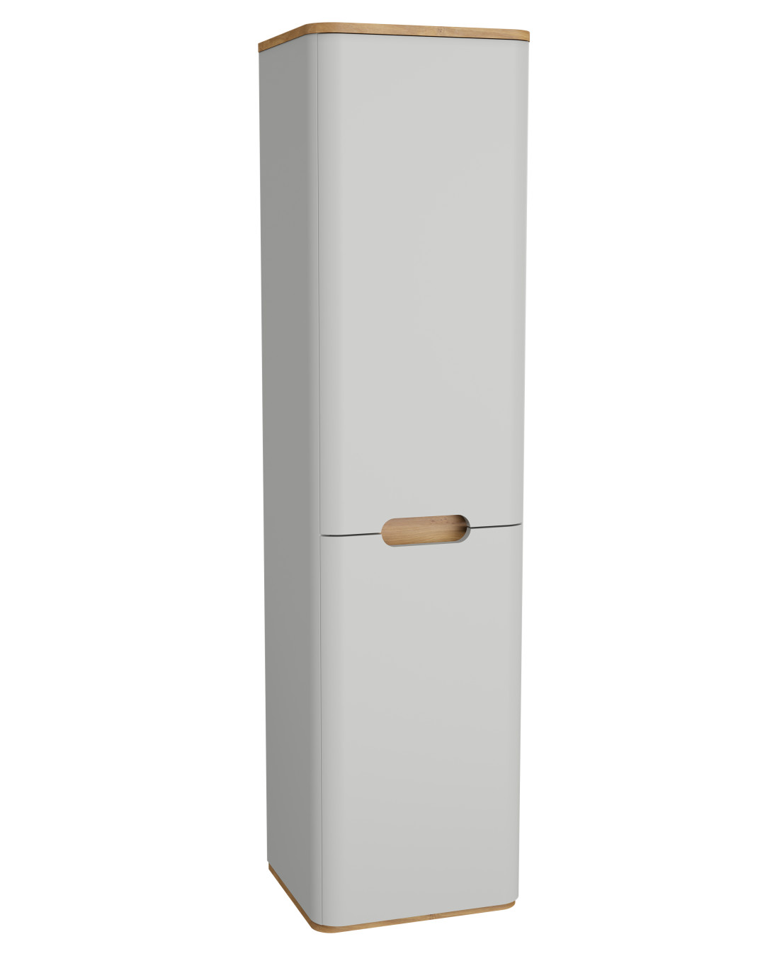 66007-Vitra Sento Boy Dolap - 40 cm Ayaksız - Mat Açık Giri