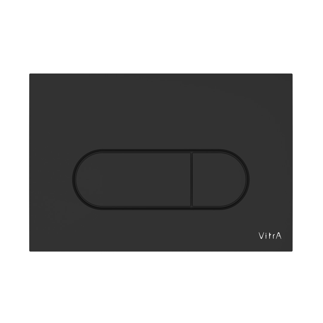 740-2211-Vitra Root Round Kumanda Paneli - Mat Siyah