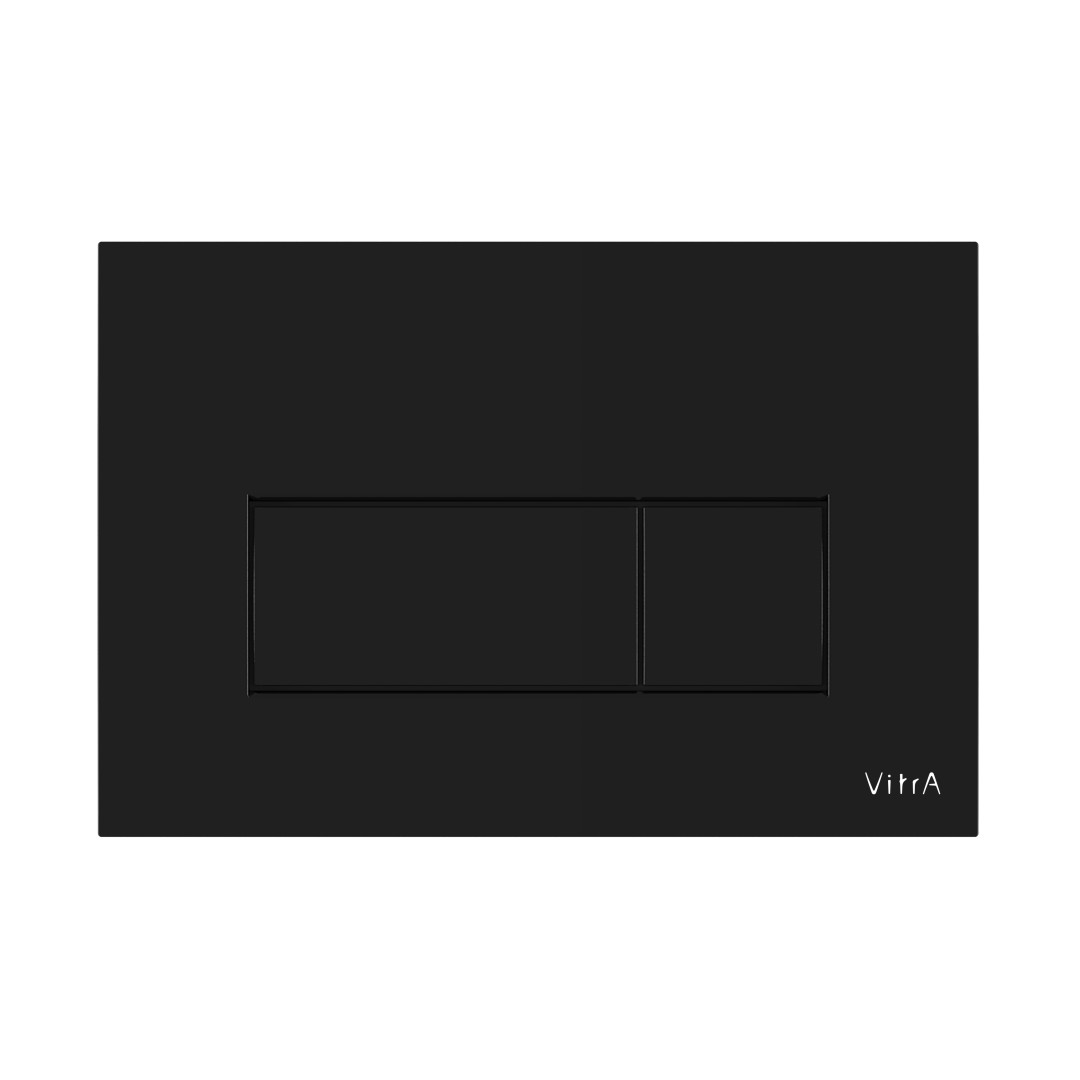 740-2350 - Vitra Root Square Kumanda Paneli, Parlak Siyah