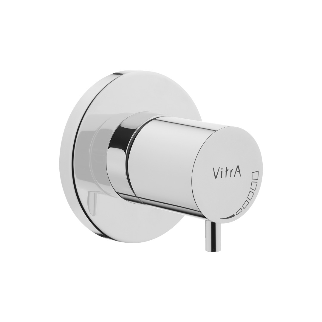 A41458 - Vitra Origin Ankastre Stop Valf Siva Üstü Grubu Krom