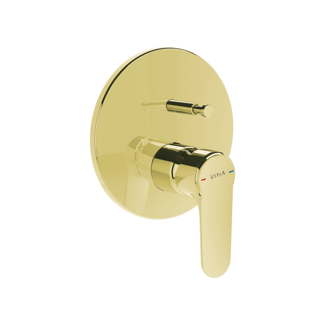 A4272774 - Artema Root Round Ankastre Banyo Bataryası Sıva Üstü Grubu - Soft Altın