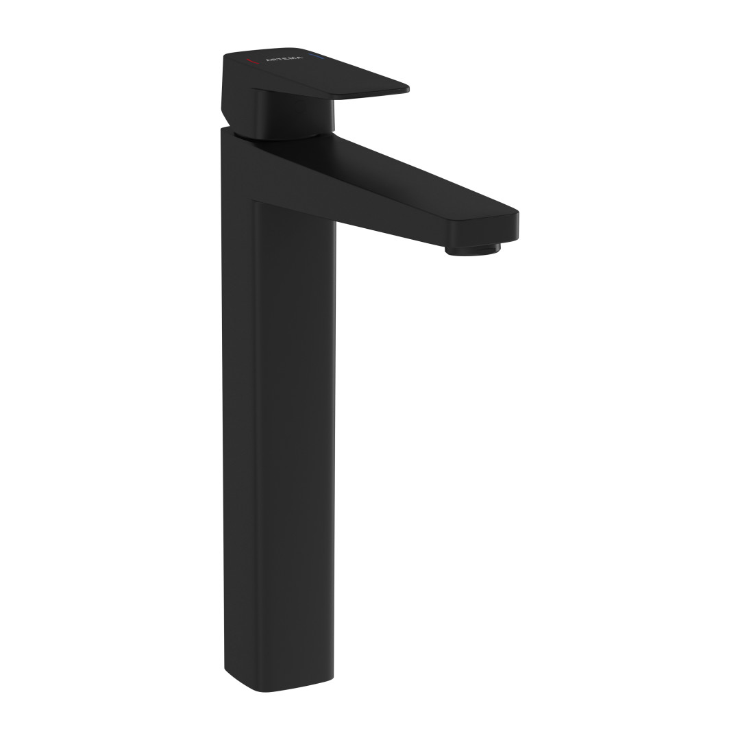 A4273336-Artema Root Square Çanak Lavabo Bataryası - Mat Siyah