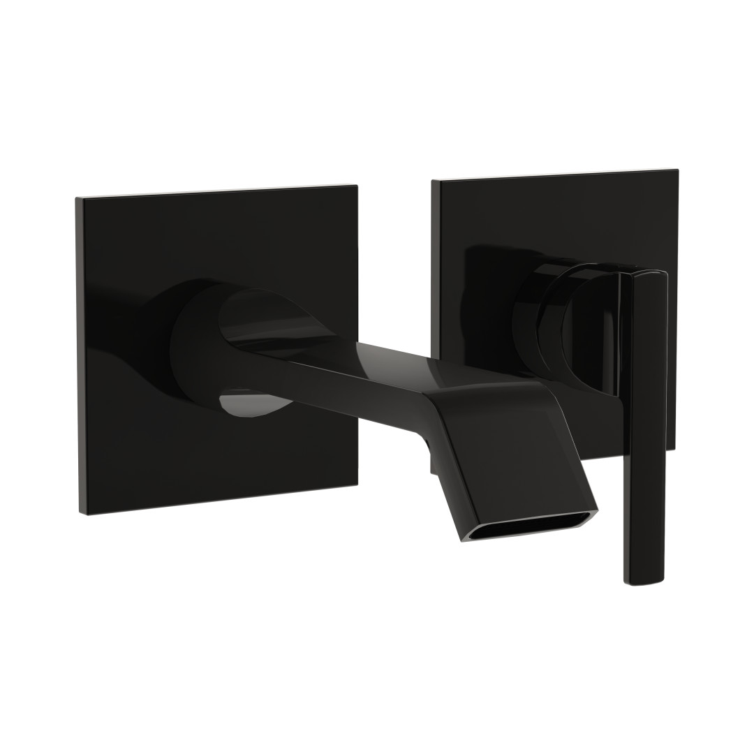 A4278239-Vitra - Suit Ankastre Lavabo Bataryası Sıva Üstü - Mat Siyah