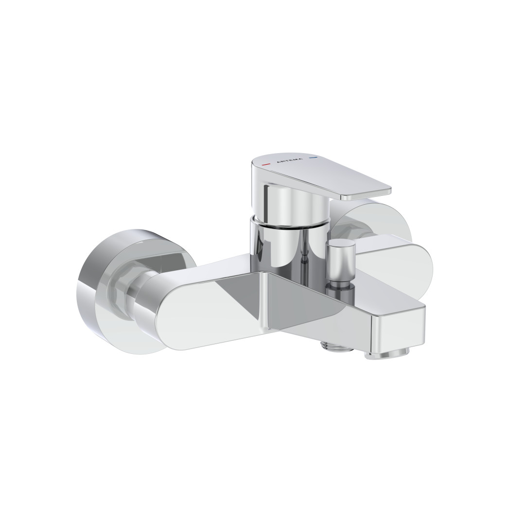 A43063 - Vitra Flow Square Banyo Bataryası - Krom