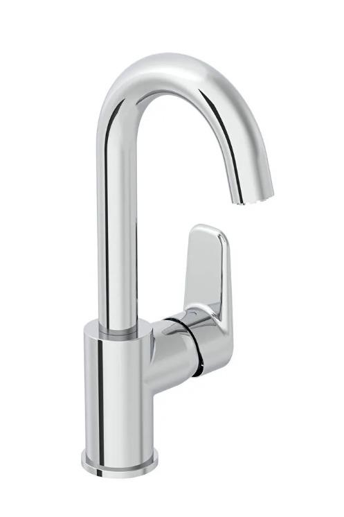 A43160 - Artema Flow Soft Döner Borulu Lavabo Bataryası - Krom