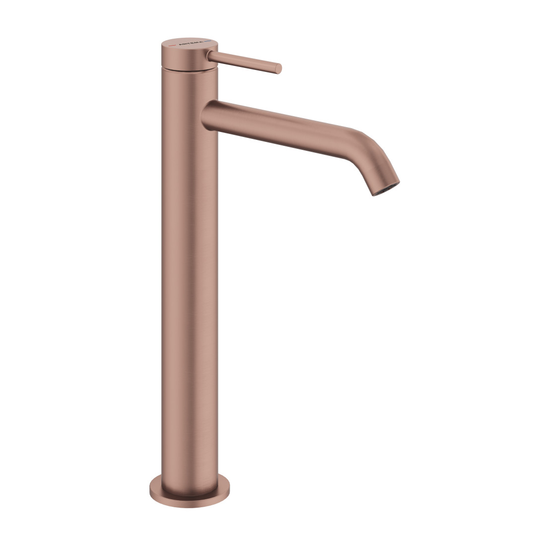 A4353424 - Artema Minimax Round Çanak Lavabo Bataryası, Fırçalı Bakır