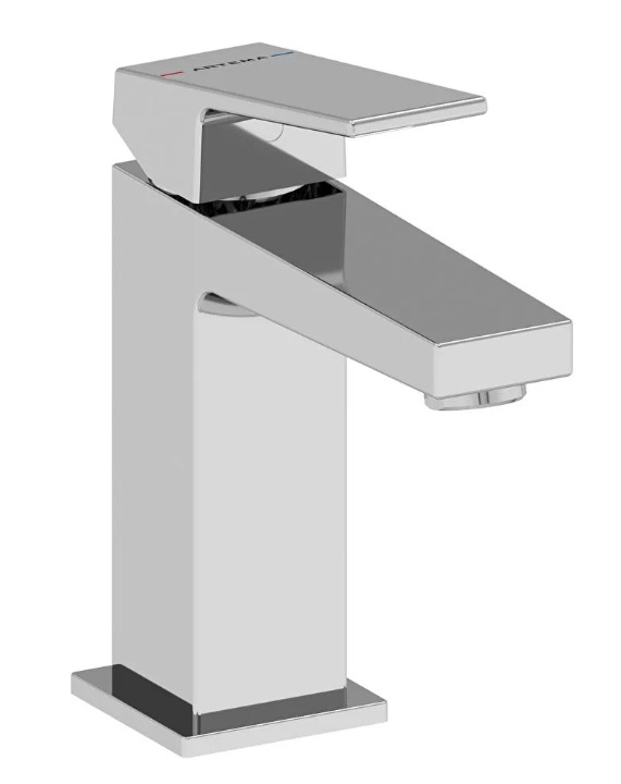 A43720 - Artema Minimax Square Lavabo Bataryası Standart, Krom 