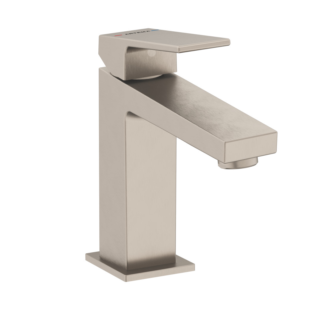 A4372234 - Artema Vitra Minimax Square Lavabo Bataryası Large, Fırçalı Nikel