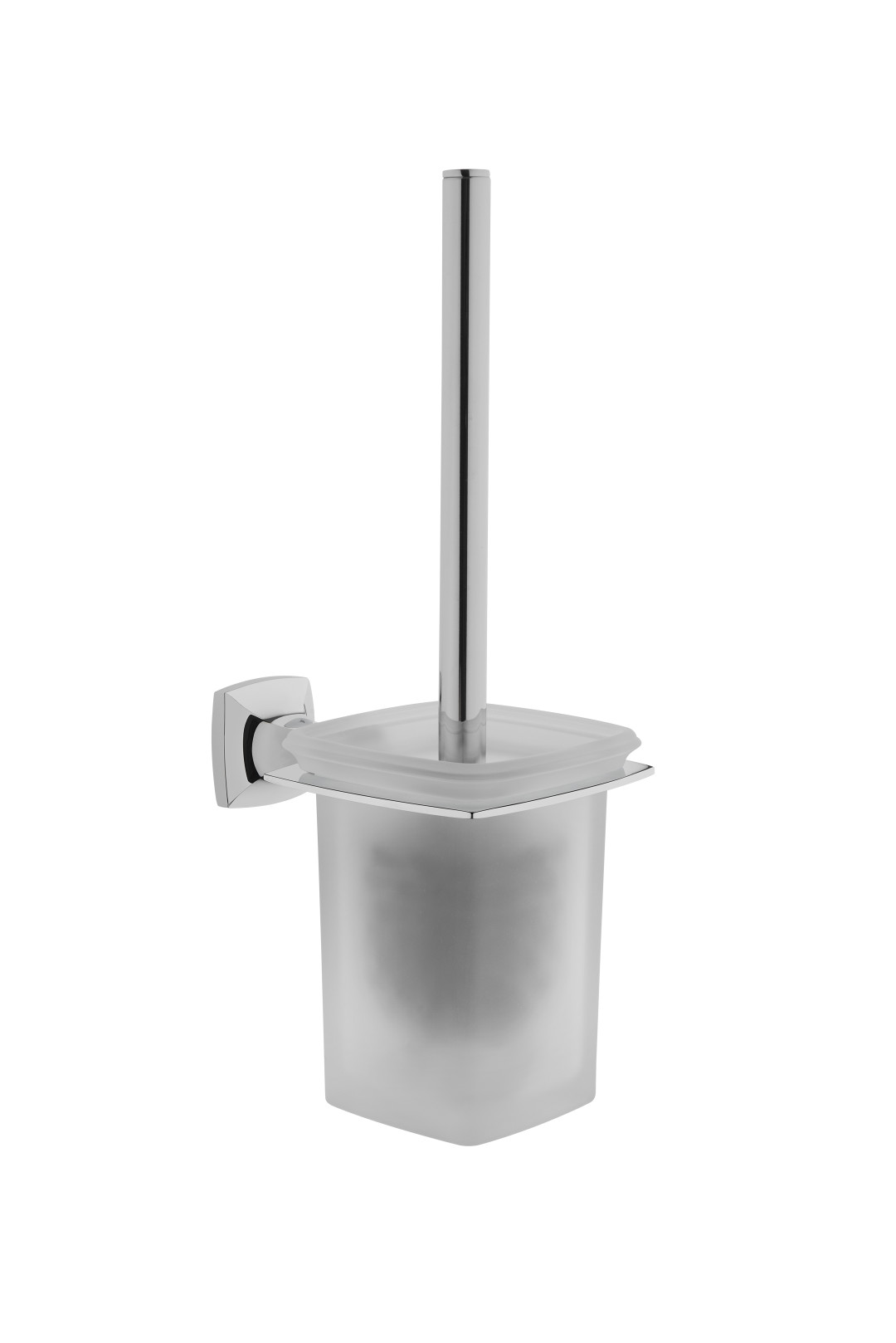 A44125-Vitra Base 400 Krom Duvardan Tuvalet Fırçalığı