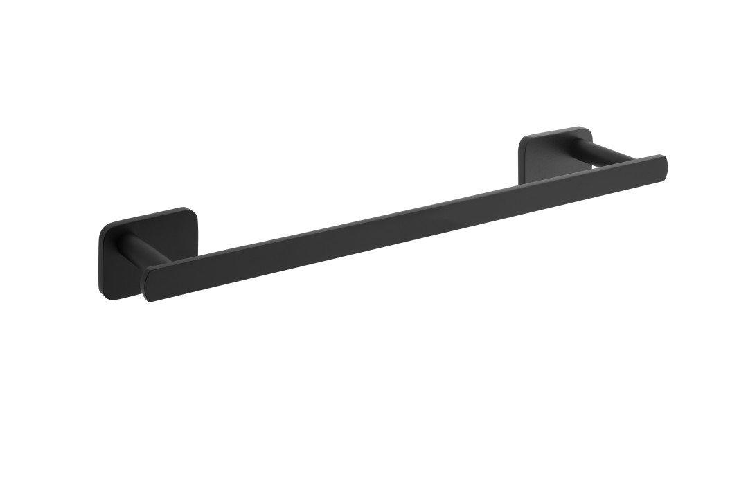 A4413136-Vitra Base 600 Krom Uzun Havluluk - Siyah