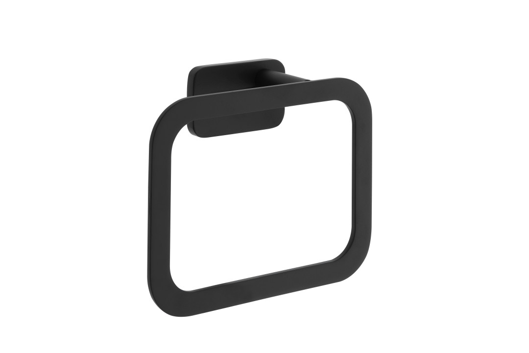 A4413236-Vitra Base 600 Krom Halka Havluluk - Mat Siyah