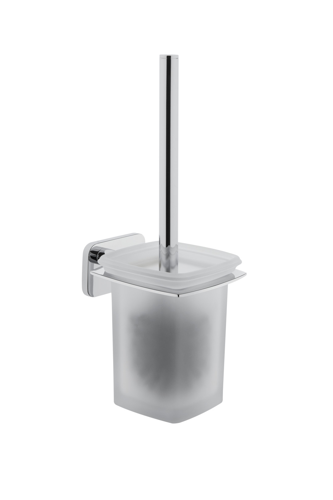 A44135-Vitra Base 600 Krom Duvardan Tuvalet Fırçalığı