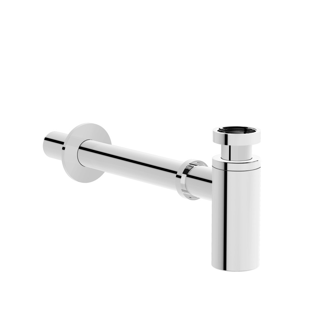 A45123-Vitra Origin Lavabo Sifonu - T Tipi - Krom