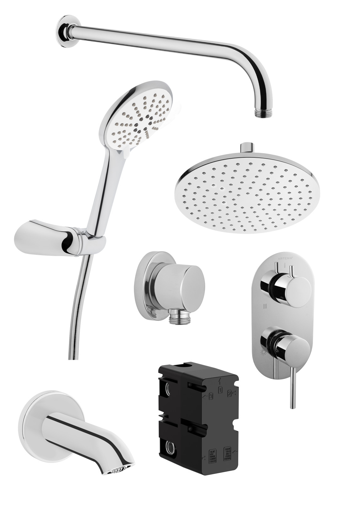A49273-Artema Minimax S Ankanstre Banyo Seti - Krom