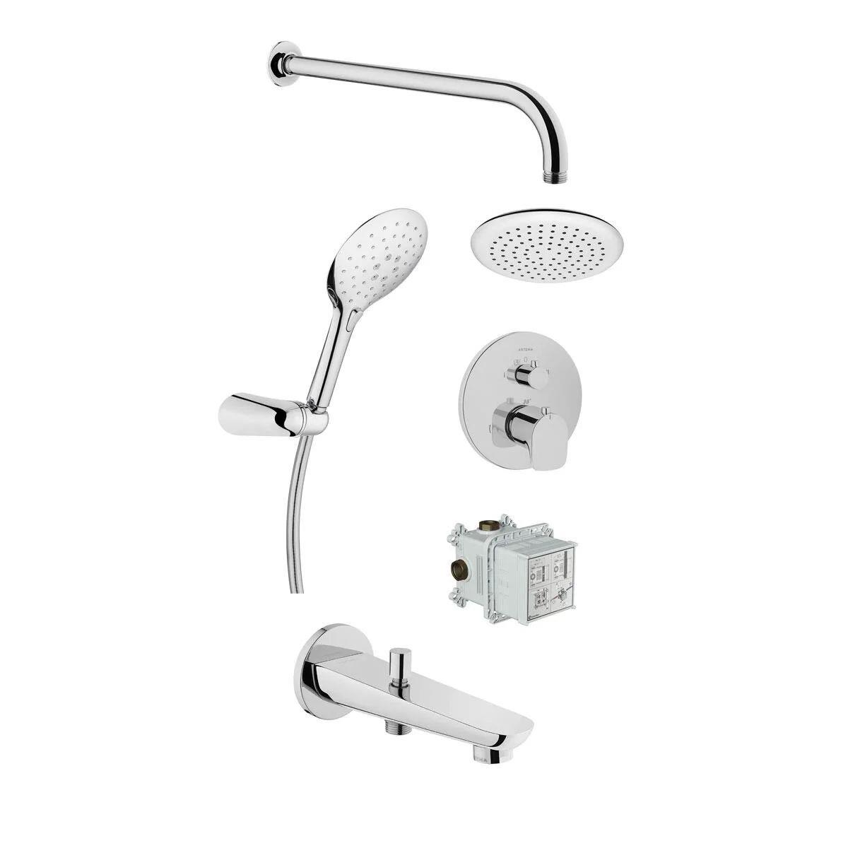 A49259-Artema Shine Ankanstre Termostatik Banyo Set