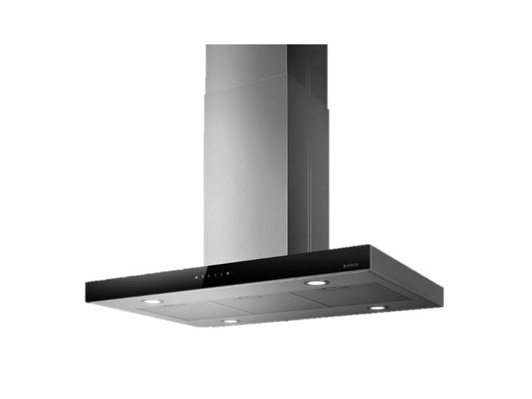 Elica PRF0104628A Joy Island BLIX/A/90 - Stainless Steel + Black Glass - Box