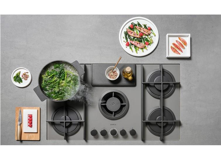 Elica PRF0147742A Nikolatesla Flame GR/A/88 - Grey - Hob