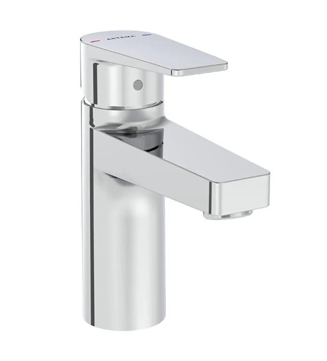 Flow Square Lavabo Bataryası ,Krom
