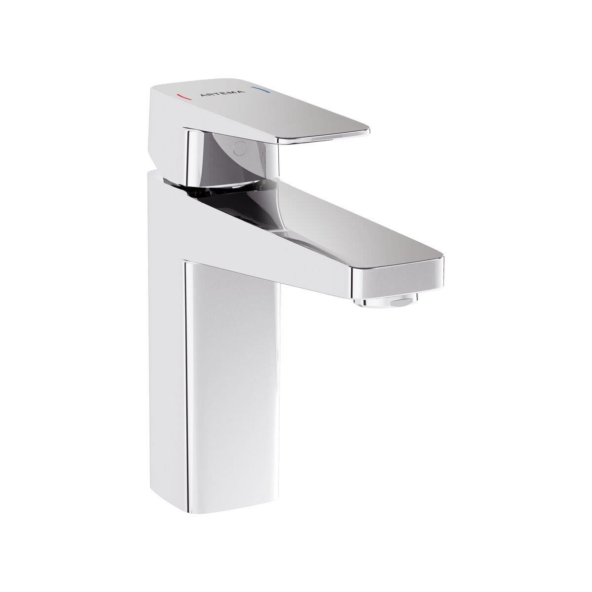 A42731-Artema Root Square Lavabo Bataryası Large Krom