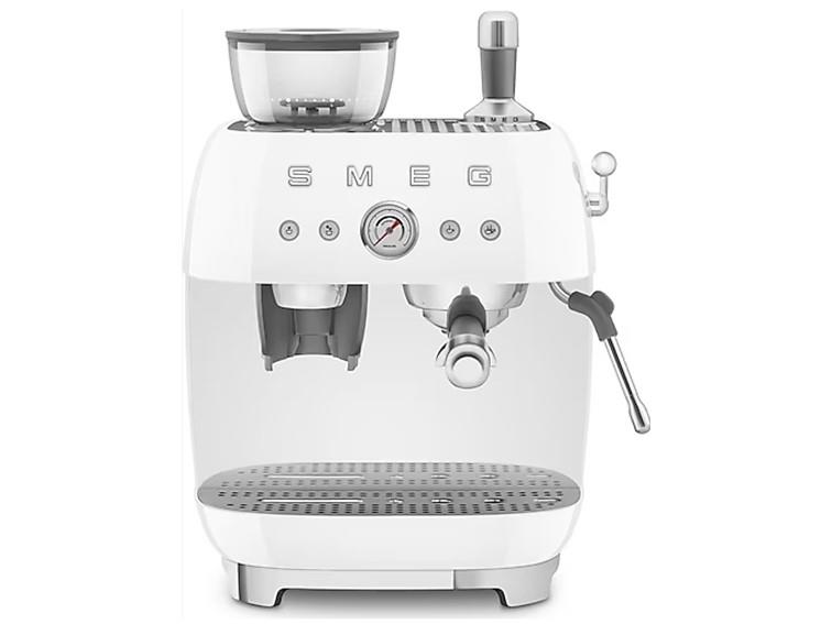 Smeg Beyaz Öğütücülü Espresso Kahve Makinesi ECF03BLEU