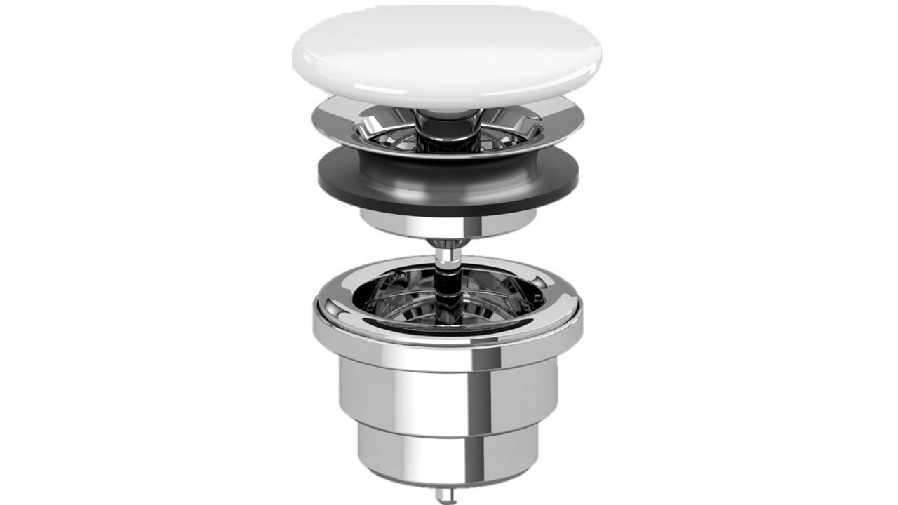 VB68080001 - Villeroy & Boch Universal Flat Seramik Kaplama Sabilt Süzgeç - Alpin Beyaz