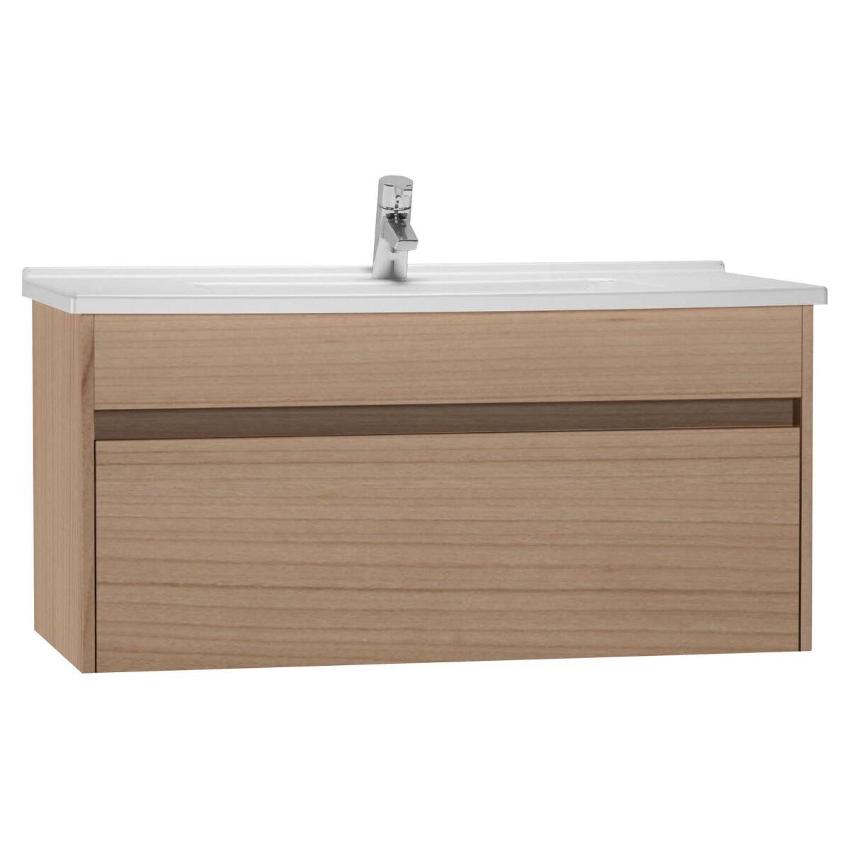 54743-Vitra S50+ Lavabo Dolabı 100 cm - Altın Kiraz