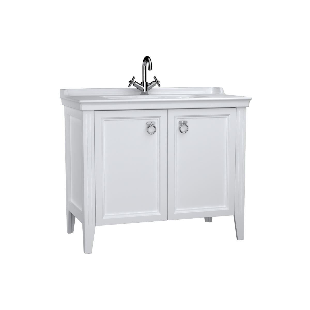 62156-Vitra Valarte Lavabo Dolabı - 100 cm Kapaklı ETJ 1 Adet - Beyaz