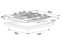 106.0489.672-Franke Ocak Linear FHNL 705 4G TC XS E