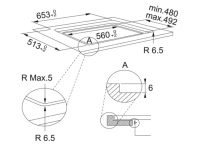 108.0606.108-Franke Ocak Cam İndüksiyonlu Smart FSM 654 I B BK