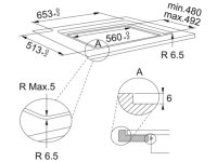 108.0613.587-Franke Ocak Cam İndüksiyonlu Mythos FMY 658 I FP BK