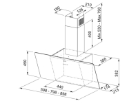 110.0361.890-Franke Davlumbaz FPJ 615 V BK A 60 CM Siyah