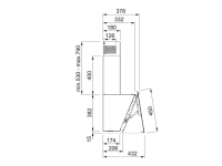 110.0361.902-Franke Davlumbaz FPJ 915 V BK A 90 CM Siyah