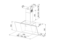 110.0361.903-Franke Davlumbaz FPJ 615 V WH A 60 CM Beyaz