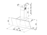 110.0361.907-Franke Davlumbaz FPJ 915 V WH A 90 CM Beyaz