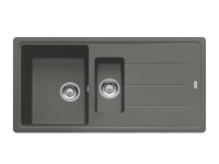 114.0655.983-Franke Fragranit Evye Basis BFG 651 Stone Grey 1.5 Gözlü Sağ-Sol Damlalıklı
