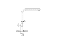115.0625.523-Franke Evye Armatürü Atlas Neo Sensor Doccia Çelik