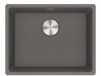 125.0688.493-Franke Fragranit Evye Maris MRG 110-52 Stone Grey Tek Gözlü Damlalıksız Bx