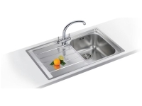 127.0059.655-Franke Çelik Evye Neptun Slimtop NEX 211 Tek Gözlü Sol Damlalıklı
