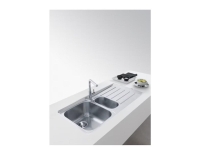 127.0059.658-Franke Çelik Neptun Slimtop Nex 251 1.5 Gözlü Sağ Damlalıklı
