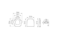 133-100-009-Vitra Sento Soft Çocuk Klozet Kapağı - Duroplast - YST