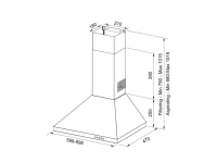 320.0528.016-Franke Davlumbaz Linfa FDL 9165 XS Inox