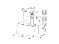 321.0698.305-Franke Davlumbaz Country FCO 70 ONYX Nero