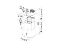 335.0588.221-Franke Davlumbaz Tube Plus Ada FTU 3707 XS