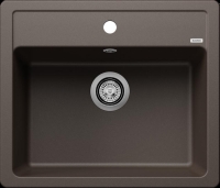 523337-Blanco Silgranit Eviye Legra 6 - Kahve